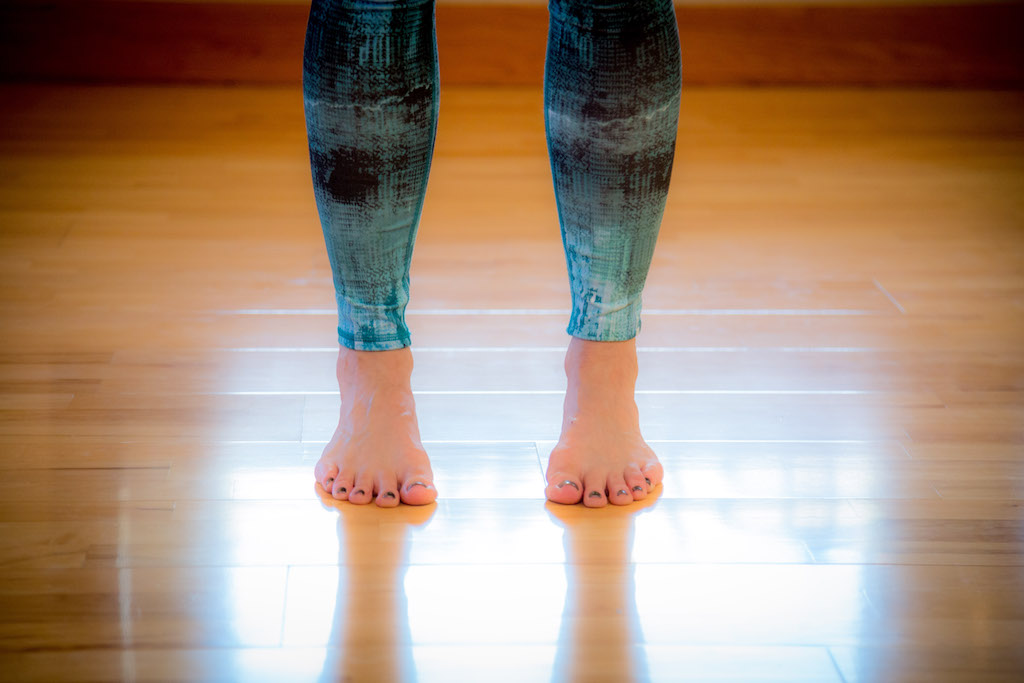 Open Stance Feet